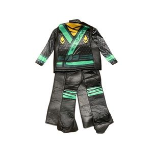 Kids Lloyd Costume - LEGO Ninjago Movie in Green & Black Size Medium Child